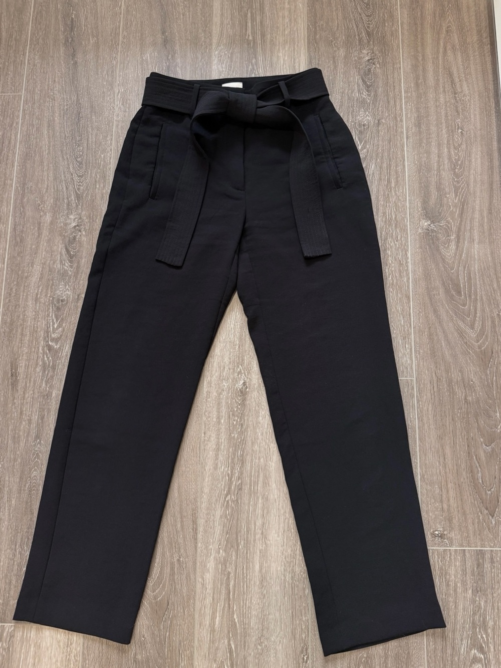 Wilfred Aritzia tie front crepette pants